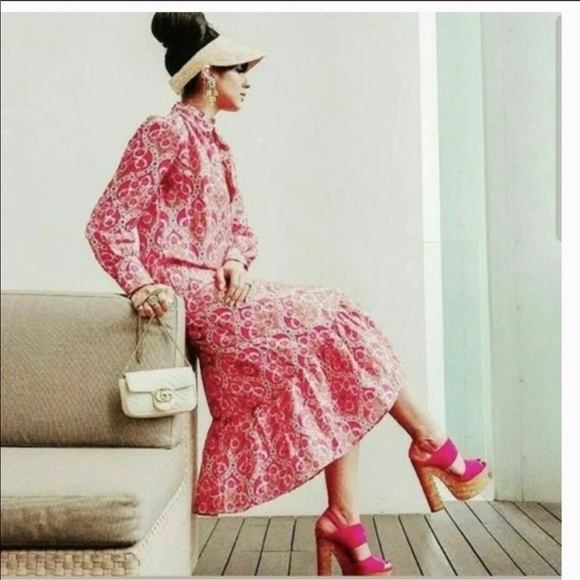 ZARA Printed Midi Dress 🍒 - Picture 12 of 15